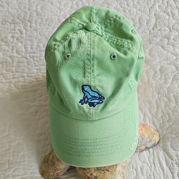 Life Is Good Accessories - Life Is Good Blue Frog "Chill Cap"